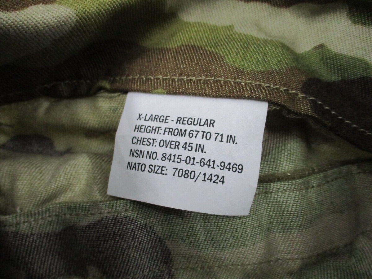 US ARMY OCP SCORPION MULTICAM CVC COVERALLS XLARGE/REG COMBAT VEHICLE CREWMAN