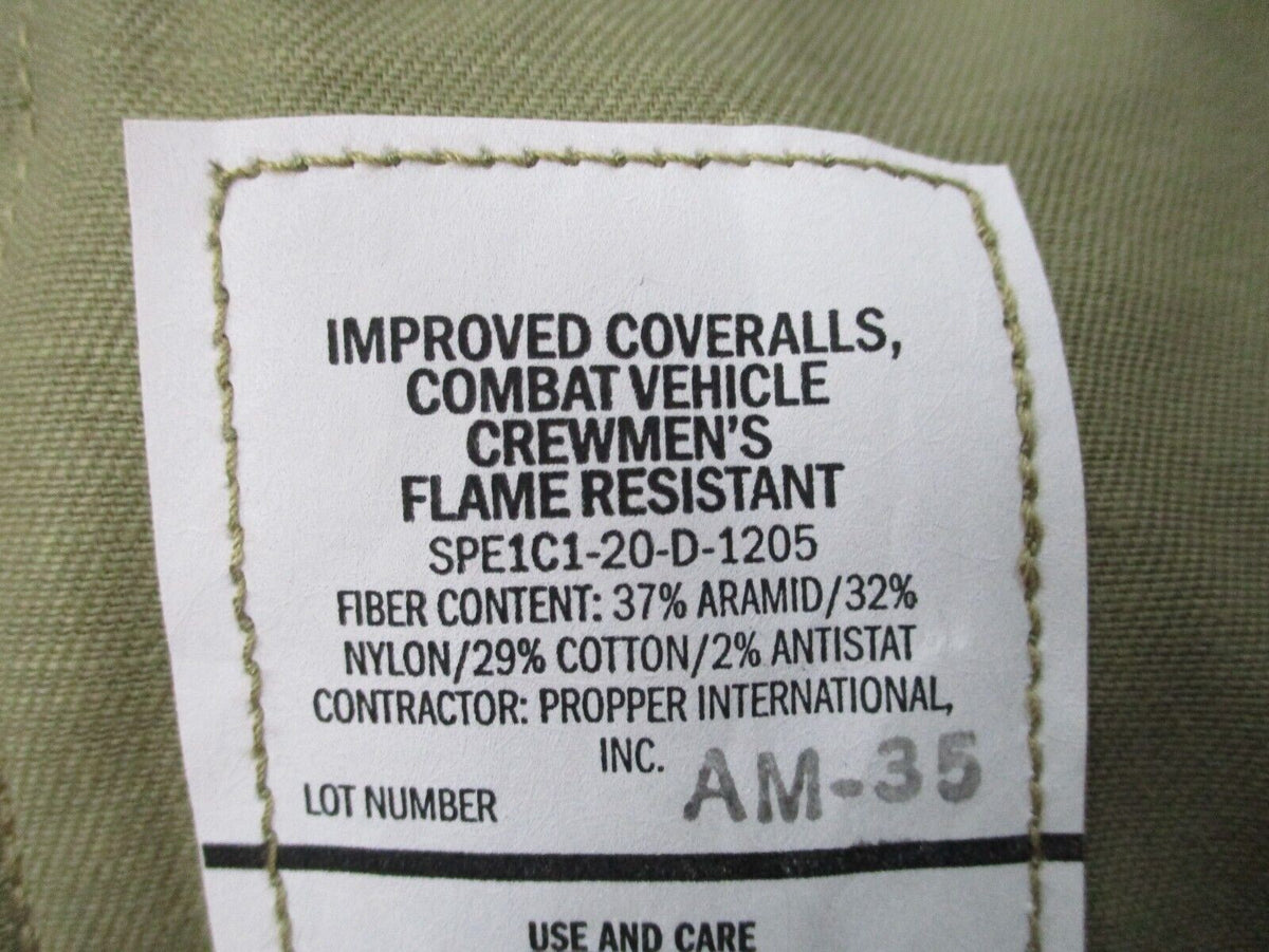US ARMY OCP SCORPION MULTICAM CVC COVERALLS XLARGE/REG COMBAT VEHICLE CREWMAN