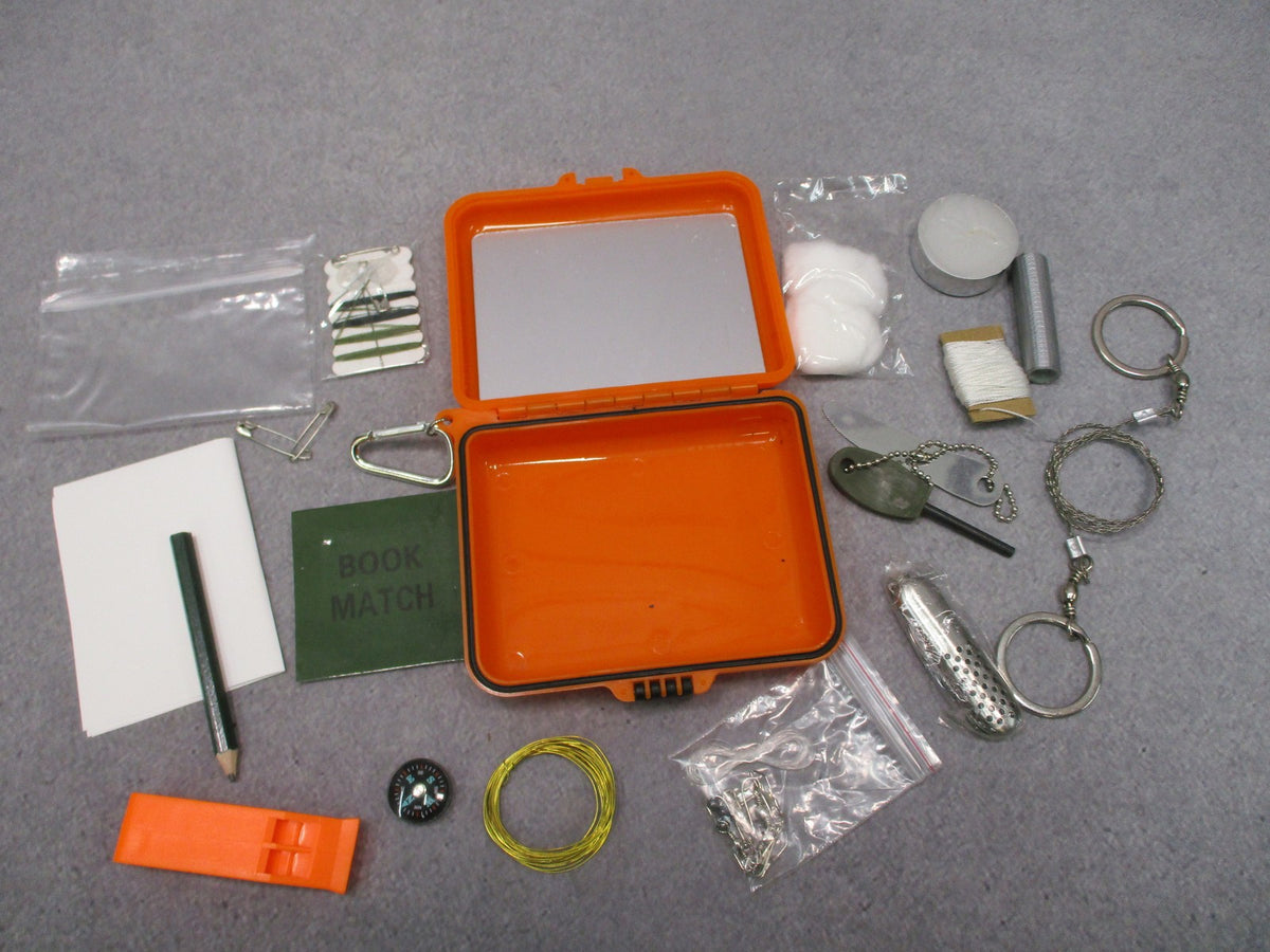 Red Rock Outdoor Gear 60-016 compact survival kit in waterproof case