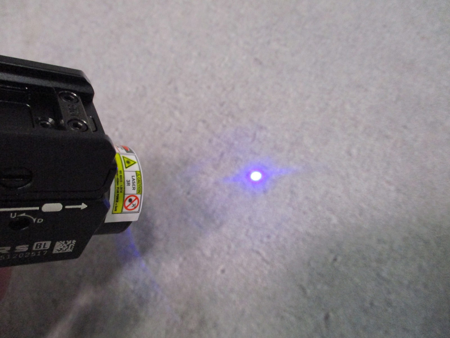 Olight Baldr S BL Tactical Light & Blue Laser Combo 800 Lumens Rechargeable