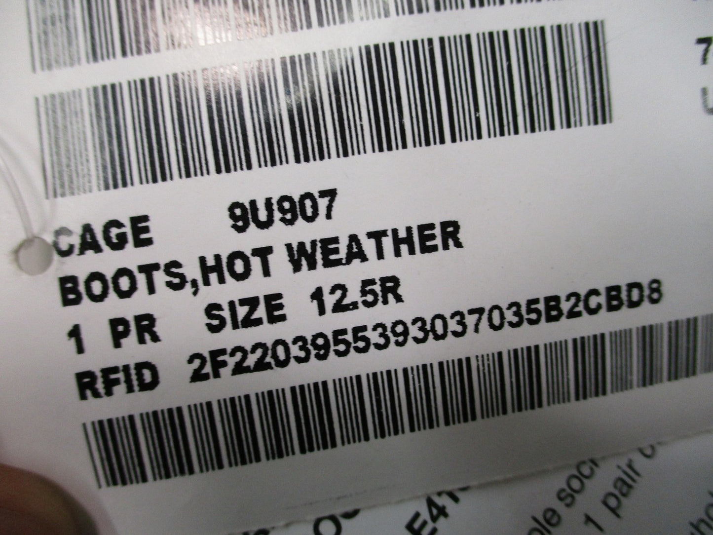 Bates E41800A US Army Hot Weather Combat Boots Coyote Suede Vibram Size 12.5 R