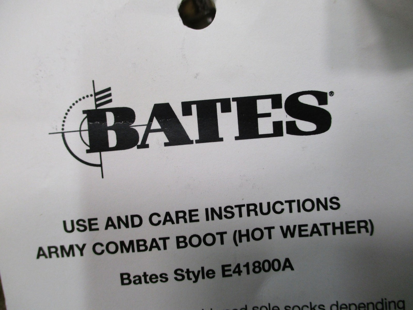 Bates E41800A US Army Hot Weather Combat Boots Coyote Suede Vibram Size 12.5 R