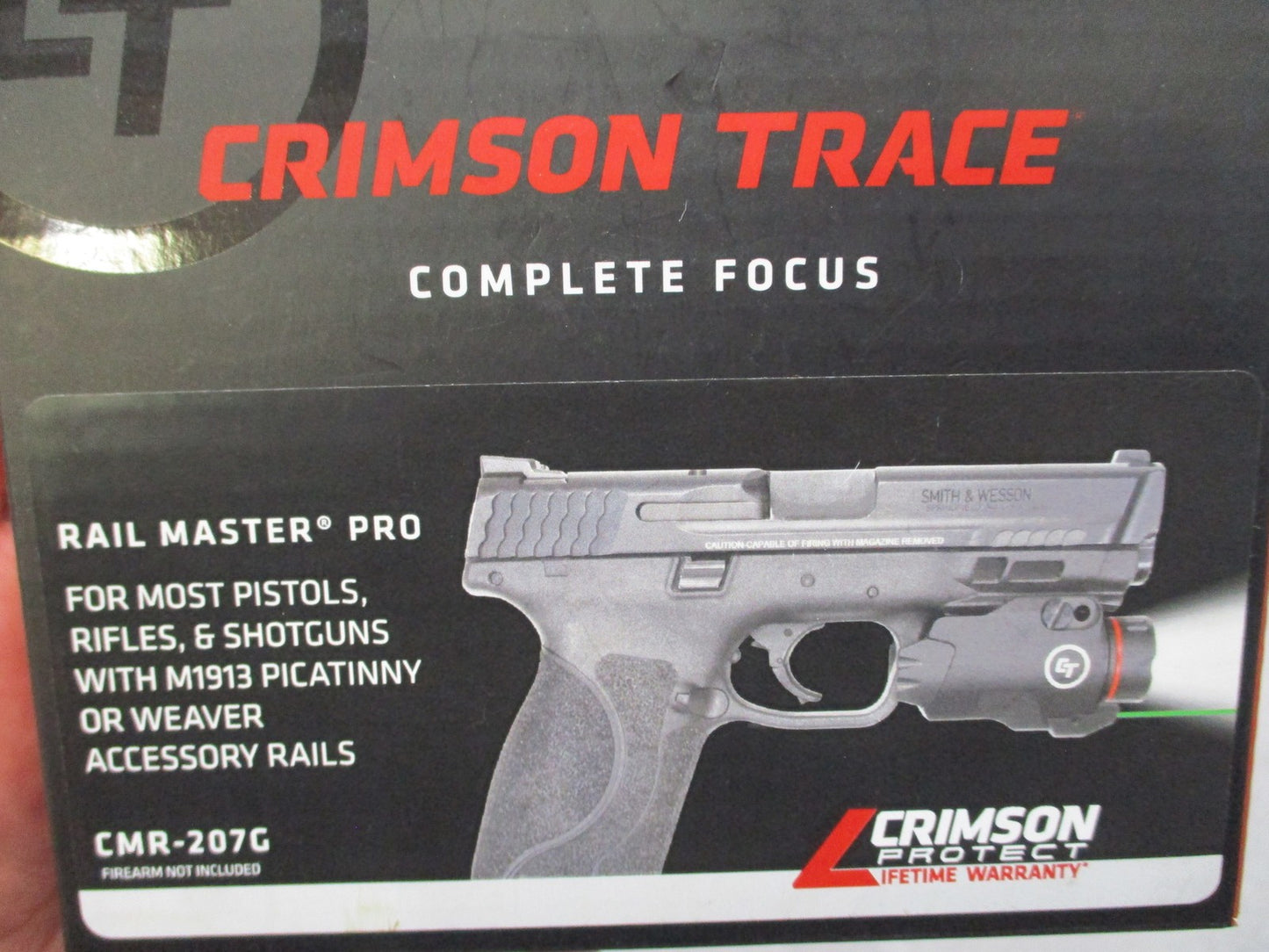 Crimson Trace CMR-207G Rail Master Pro Green Laser & 400 Lumen Light - Excellent