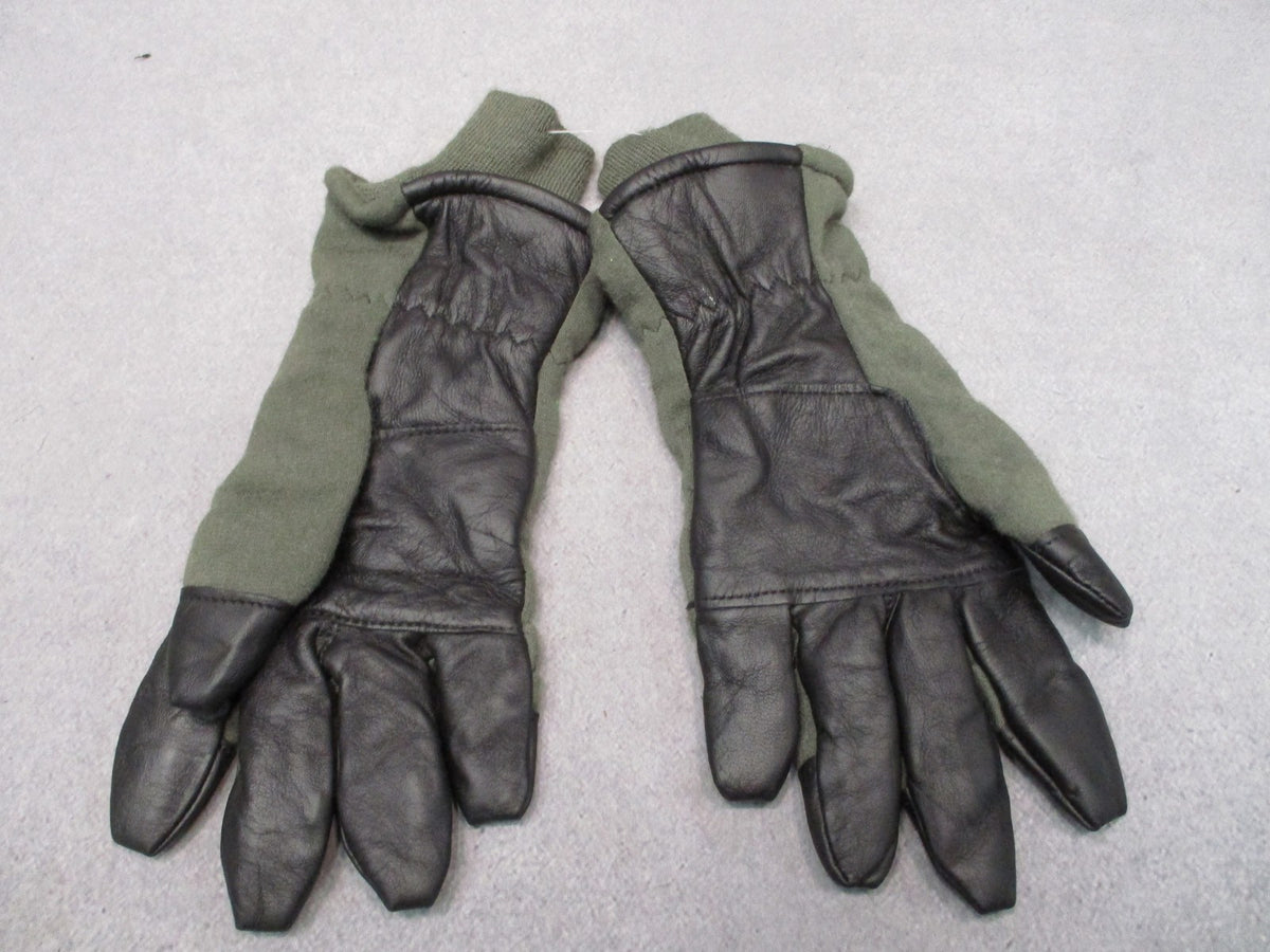 USGI HAU-15/P Intermediate Cold Weather Flyers Gloves Size 9 Leather Nomex NWOT