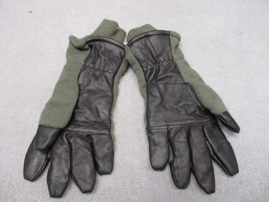 USGI HAU-15/P Intermediate Cold Weather Flyers Gloves Size 9 Leather Nomex NWOT