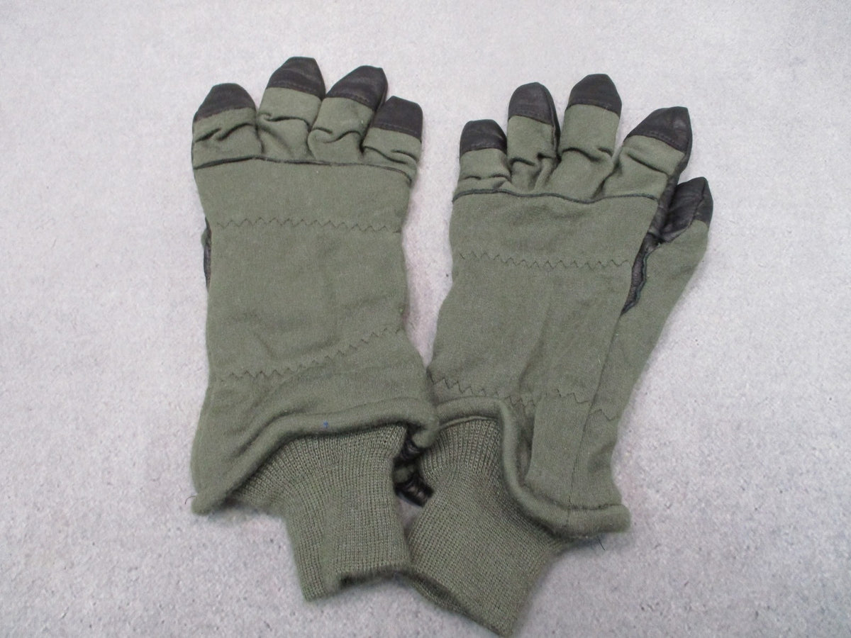USGI HAU-15/P Intermediate Cold Weather Flyers Gloves Size 9 Leather Nomex NWOT