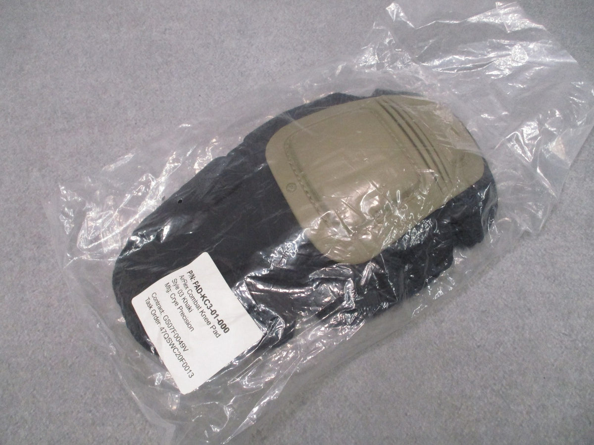 Crye Precision AirFlex Combat Knee Pads Khaki PAD-KC3-01-000 New Sealed Pair