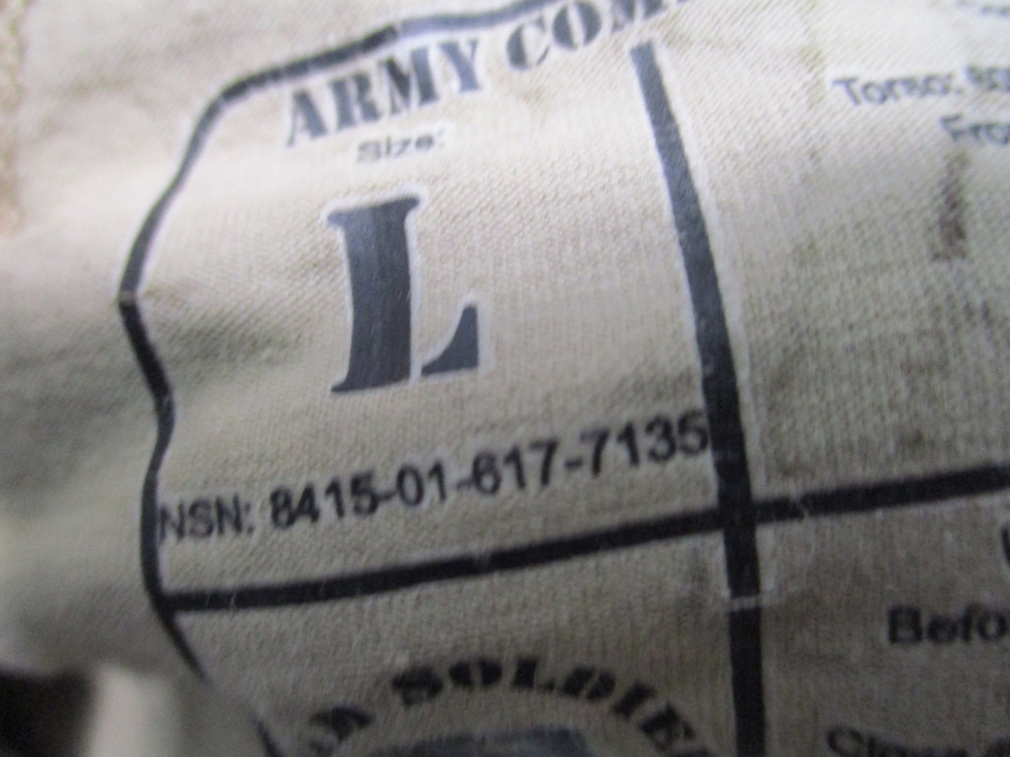 Genuine US Army Combat Shirt Multicam Flame Resistant Size Large ACS FR