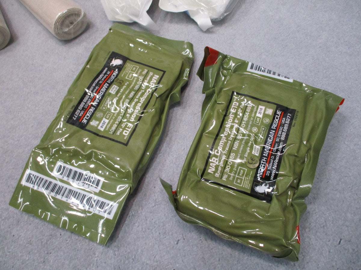 Military Combat Casualty Care Bag IFAK Trauma Kit Multicam w/ Medical Supplies