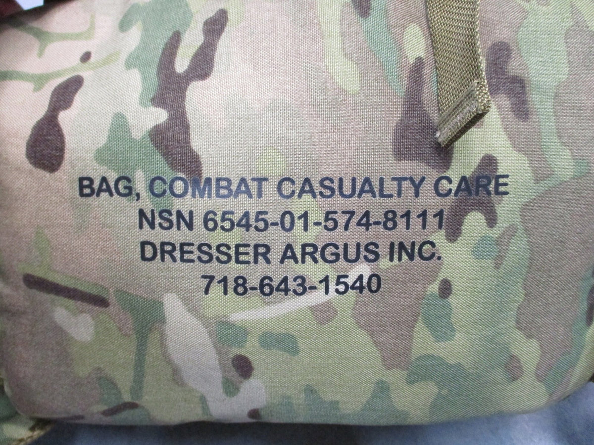 Military Combat Casualty Care Bag IFAK Trauma Kit Multicam w/ Medical Supplies