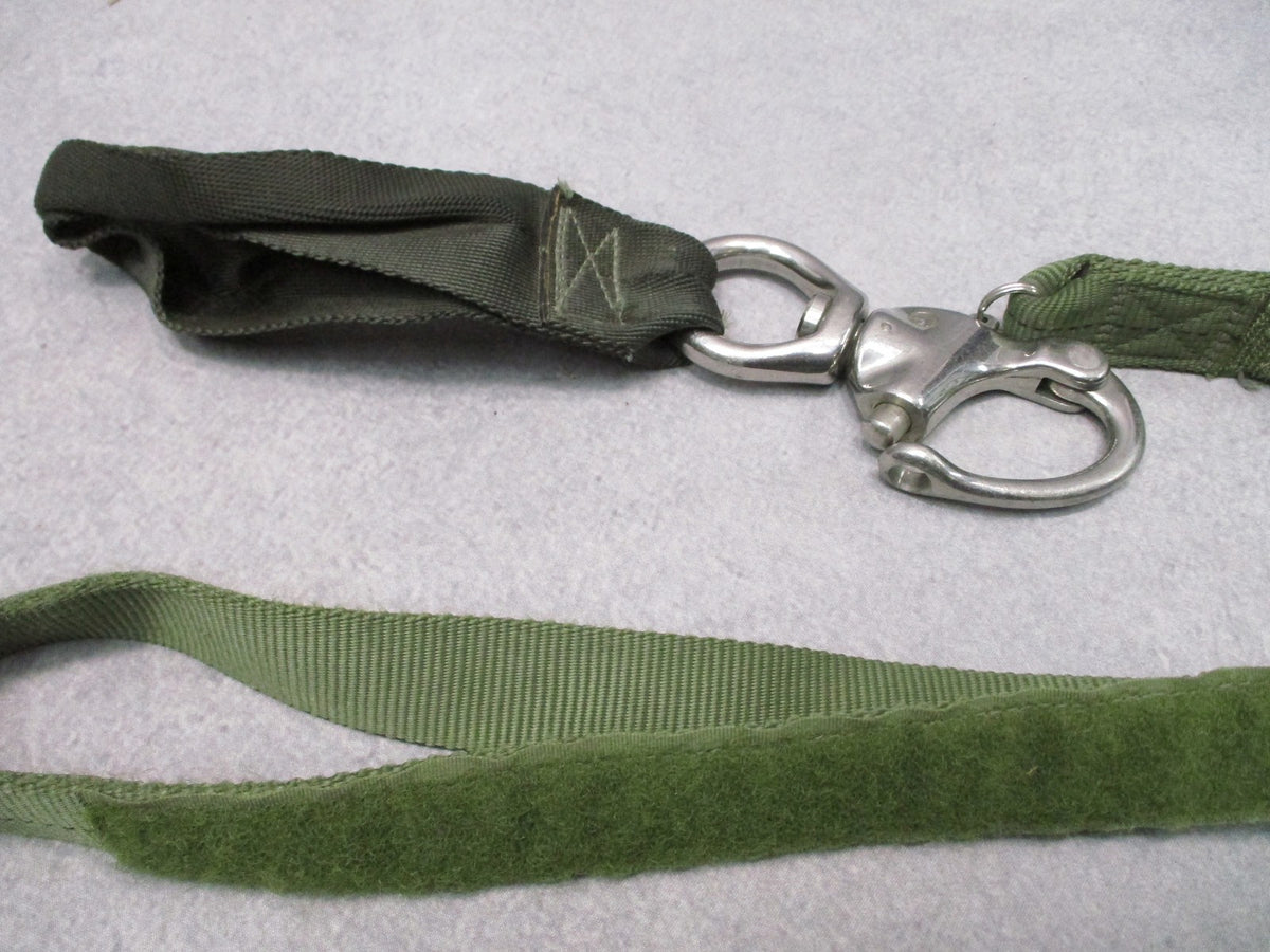 2 Wichard Military Helo Retention Safety Lanyards OD Green Quick Release Old Gen