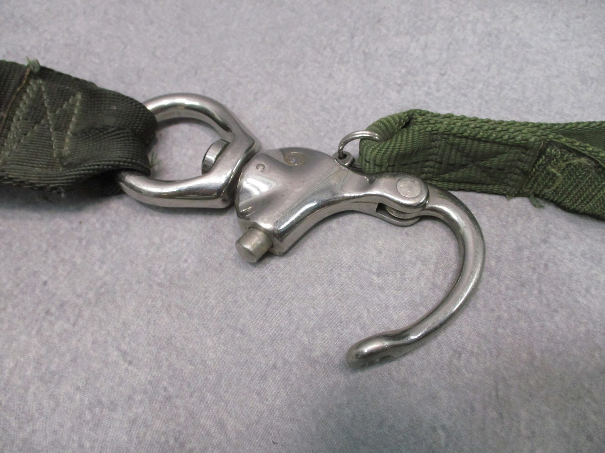 2 Wichard Military Helo Retention Safety Lanyards OD Green Quick Release Old Gen