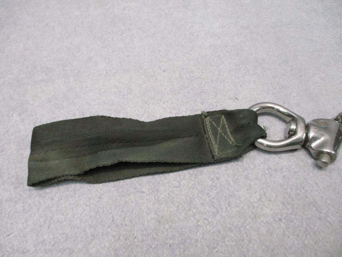 2 Wichard Military Helo Retention Safety Lanyards OD Green Quick Release Old Gen