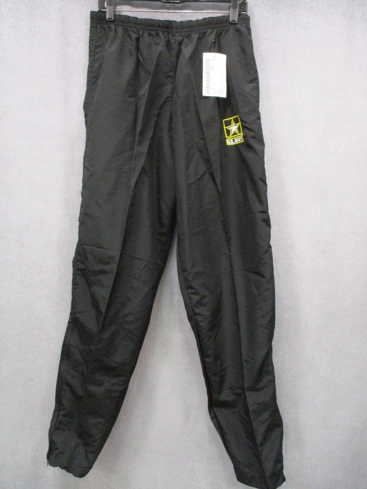 New U.S. Army APFU Physical Fitness Uniform Pants Black Nylon Size M/Long