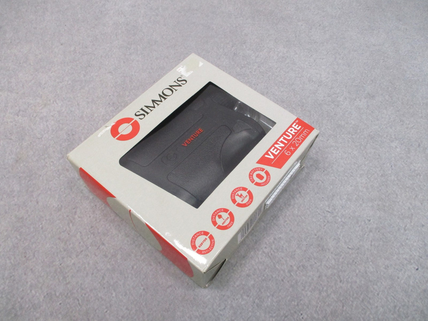 Simmons Venture 6x20mm Laser Rangefinder - Rainproof Multi-Coated Optics