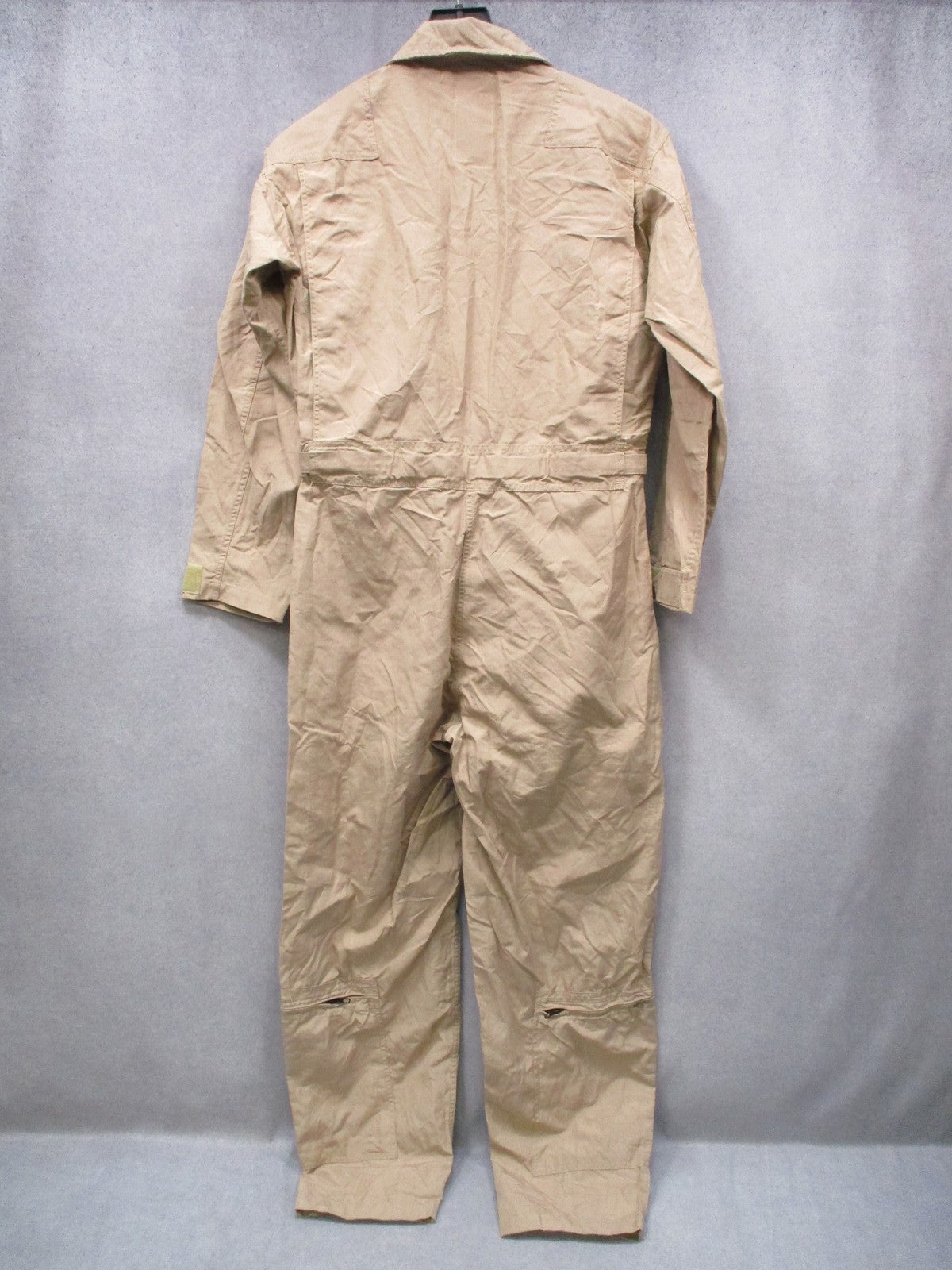 US Military CWU-27/P Flight Suit Coveralls Tan Fire Resistant Size 40L Army