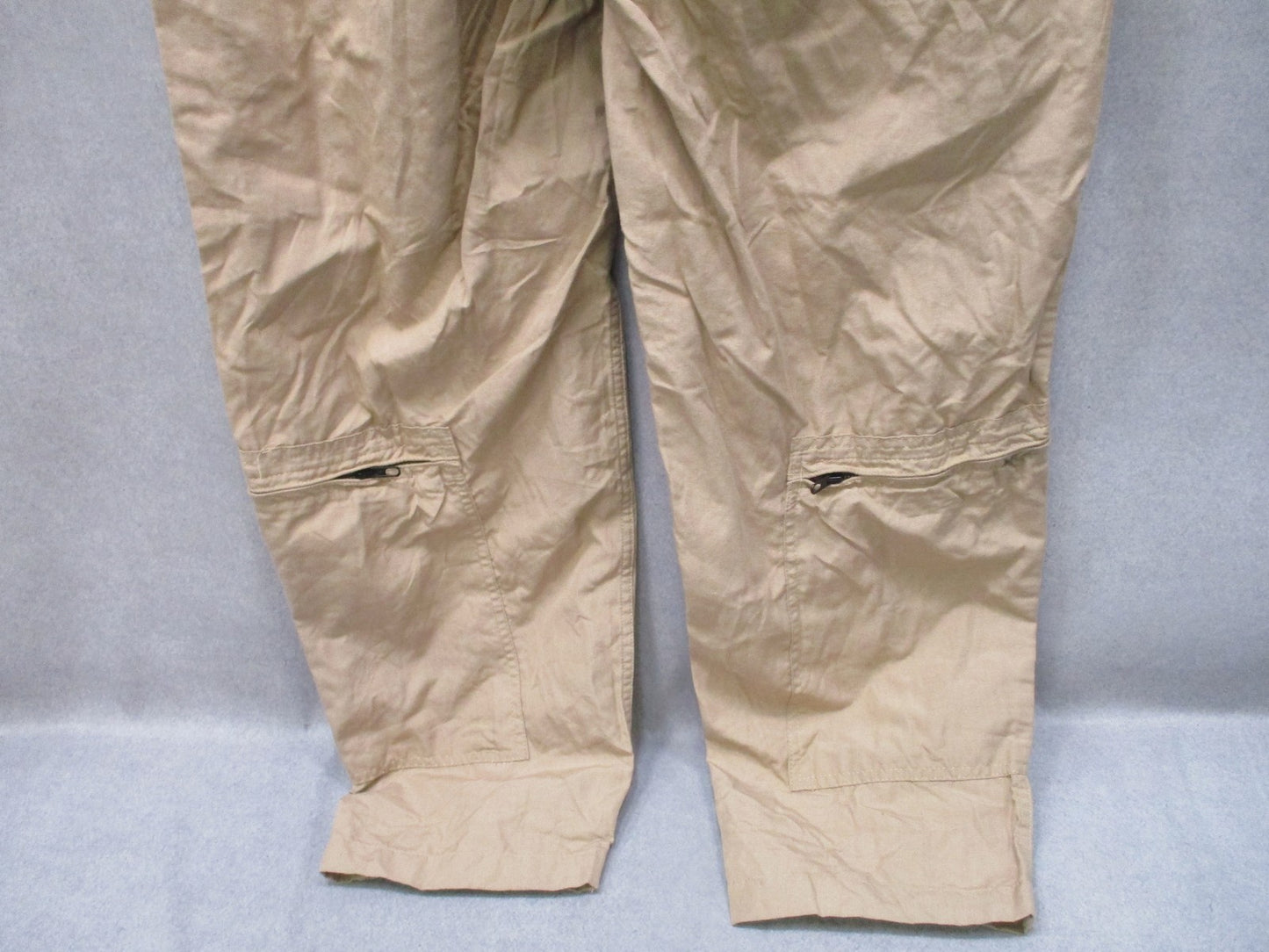 US Military CWU-27/P Flight Suit Coveralls Tan Fire Resistant Size 40L Army