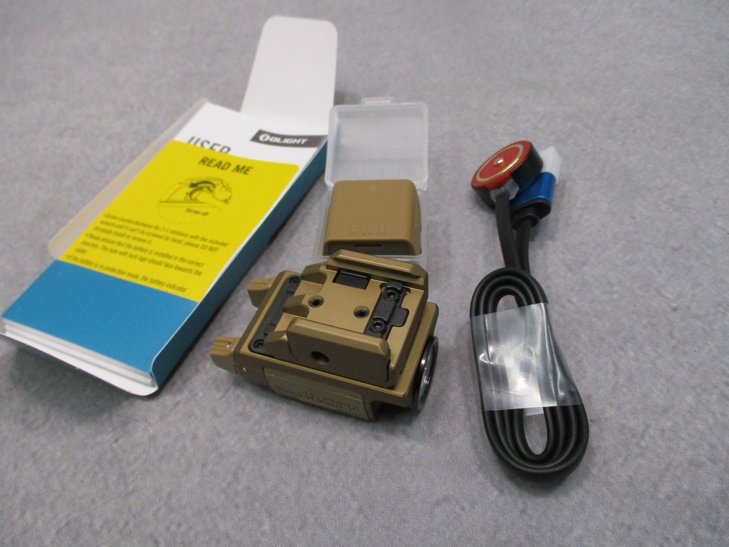 Olight PL-MINI 3 Valkyrie Tactical Light 600 Lumens Desert Tan Pistol Mounted