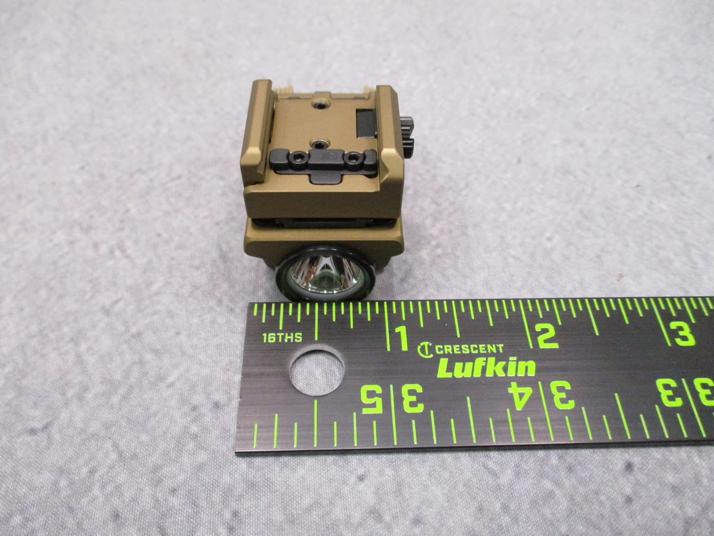 Olight PL-MINI 3 Valkyrie Tactical Light 600 Lumens Desert Tan Pistol Mounted
