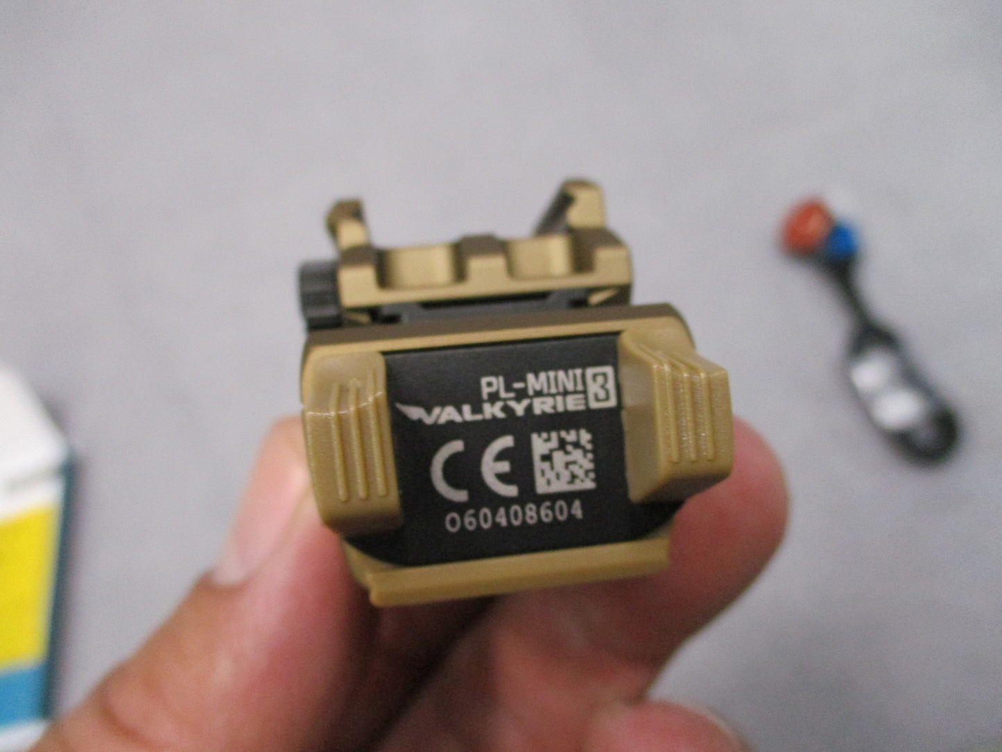 Olight PL-MINI 3 Valkyrie Tactical Light 600 Lumens Desert Tan Pistol Mounted