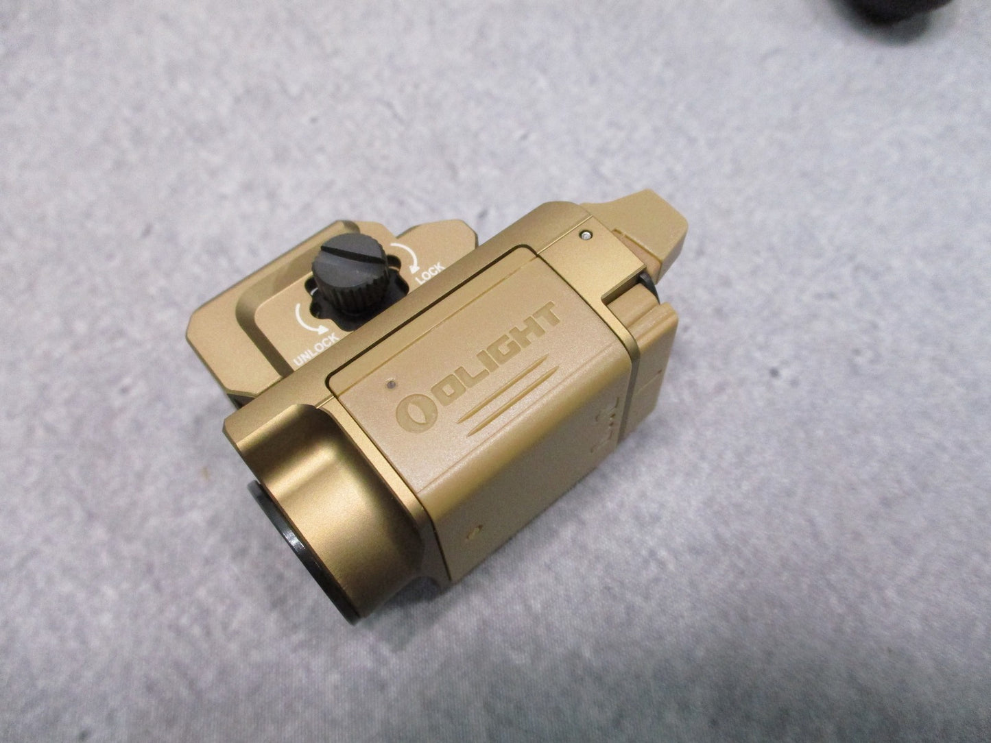 Olight PL-MINI 3 Valkyrie Tactical Light 600 Lumens Desert Tan Pistol Mounted