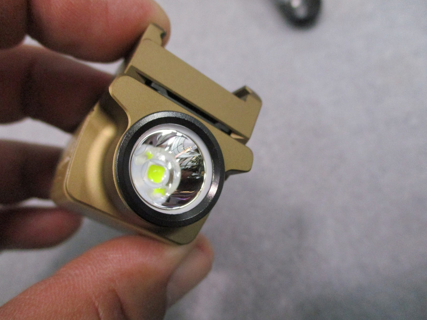 Olight PL-MINI 3 Valkyrie Tactical Light 600 Lumens Desert Tan Pistol Mounted