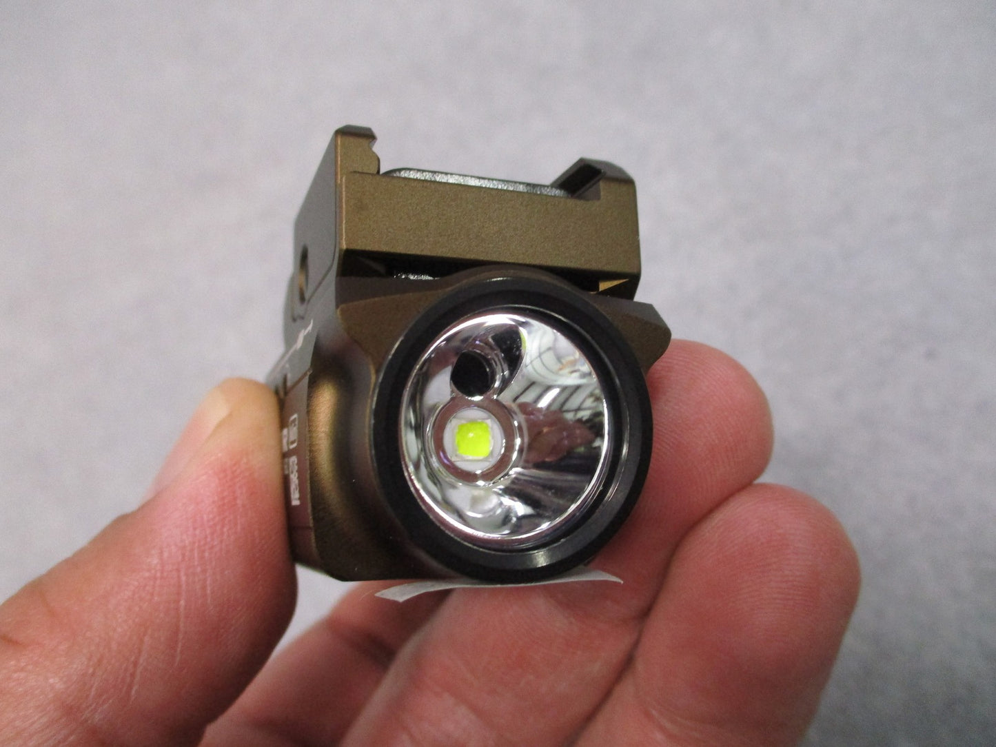 Olight Baldr Mini Tactical Light Green Laser 600 Lumens FDE Excellent