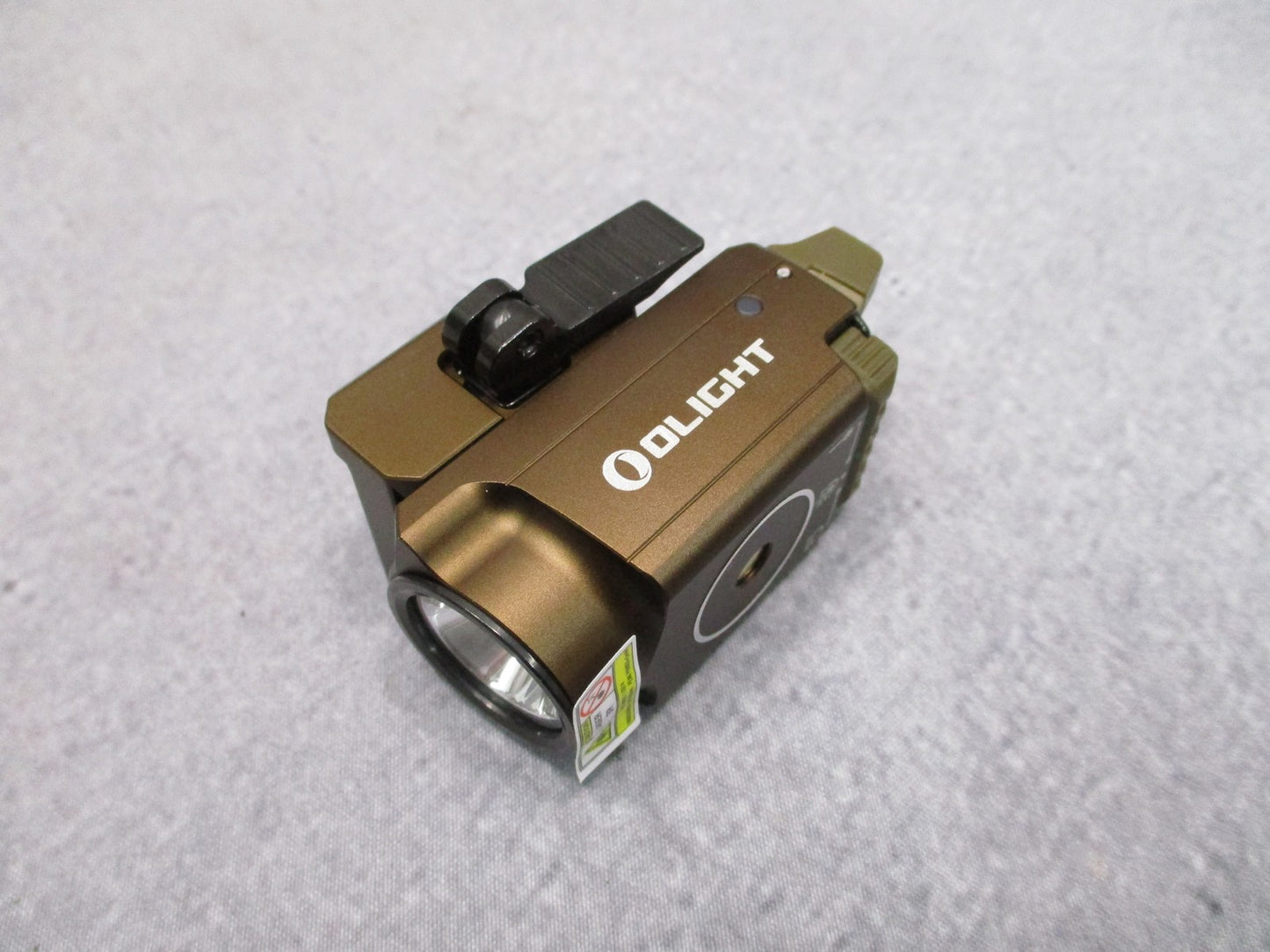 Olight Baldr Mini Tactical Light Green Laser 600 Lumens FDE Excellent