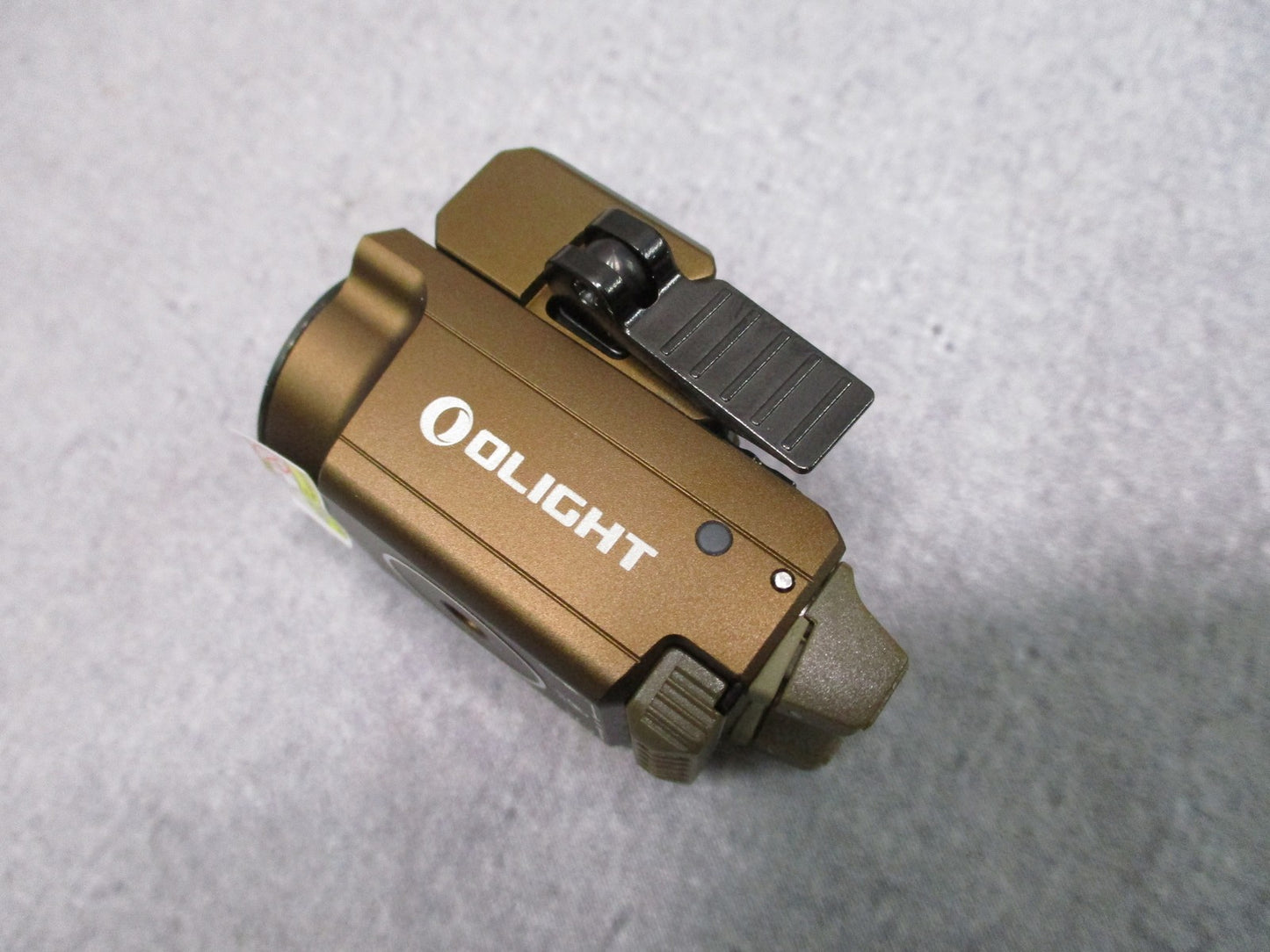Olight Baldr Mini Tactical Light Green Laser 600 Lumens FDE Excellent