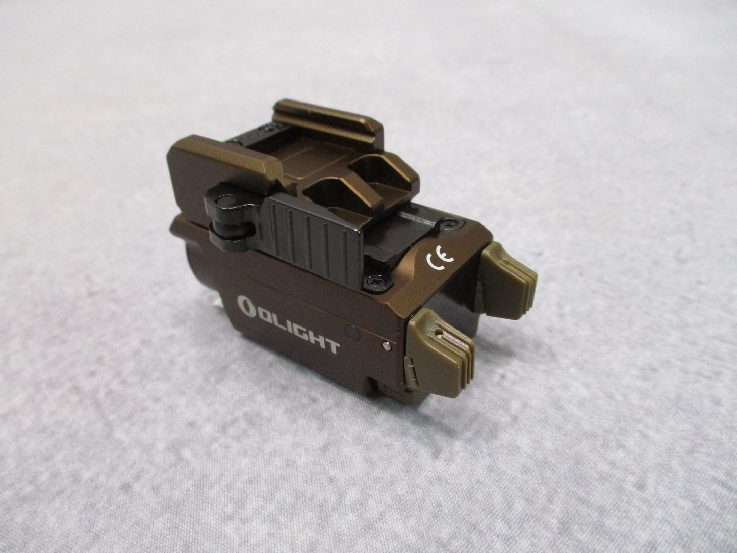 Olight Baldr Mini Tactical Light Green Laser 600 Lumens FDE Excellent