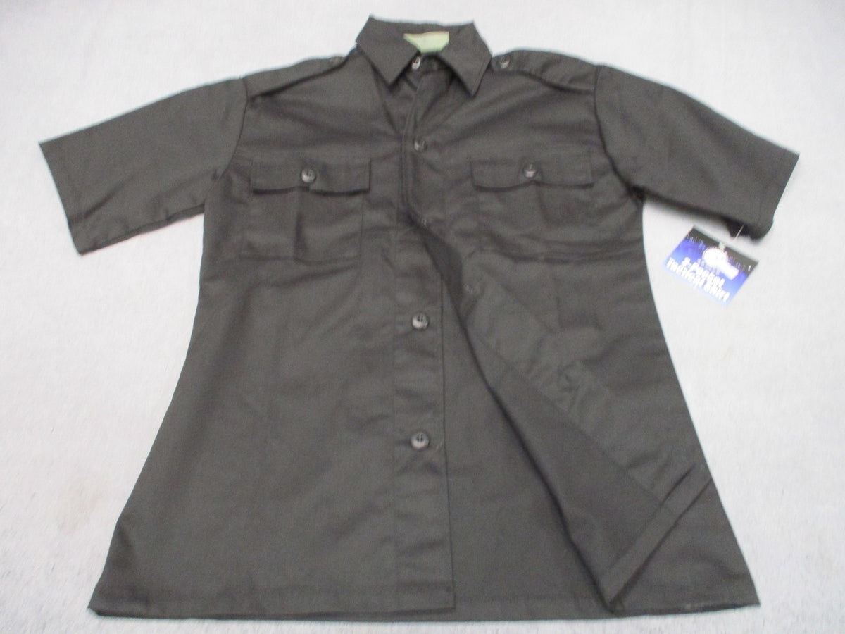 Rothco black 2-pocket tactical shirt men's medium