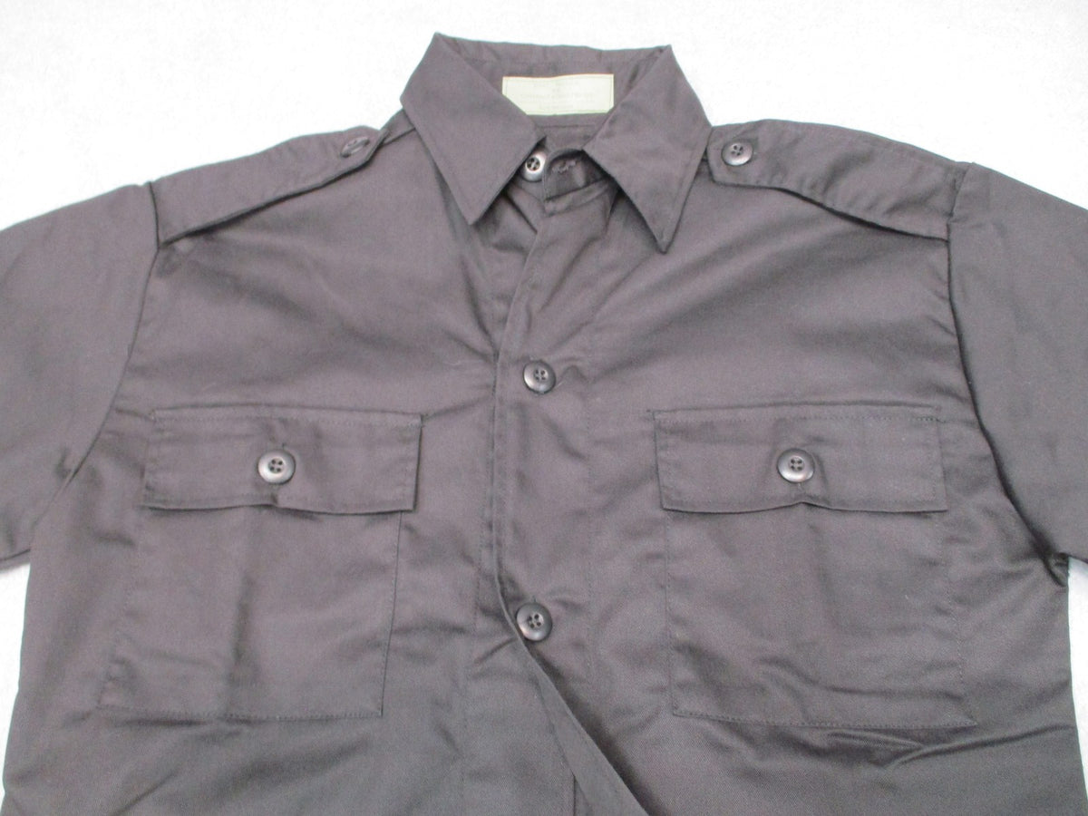 New Rothco Tactical Shirt Men's Medium Black 2-Pocket BDU Style Uniform Top 3020