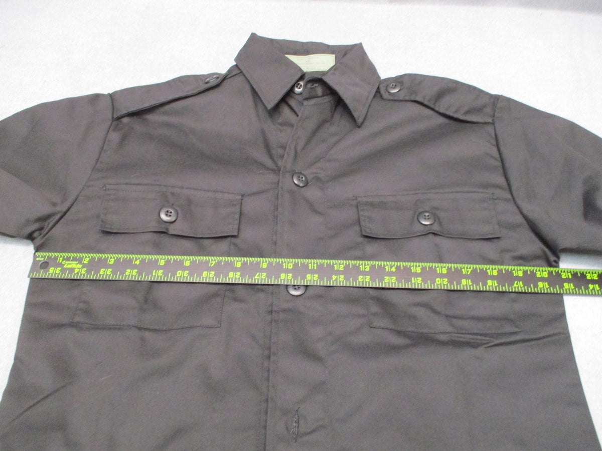 New Rothco Tactical Shirt Men's Medium Black 2-Pocket BDU Style Uniform Top 3020