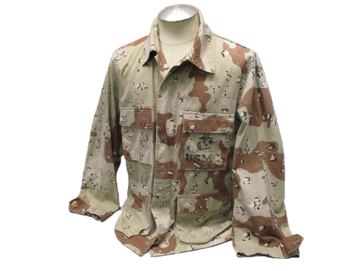 USMC 6 Color Desert DBDU Chocolate Chip Combat Coat Approx Small Regular