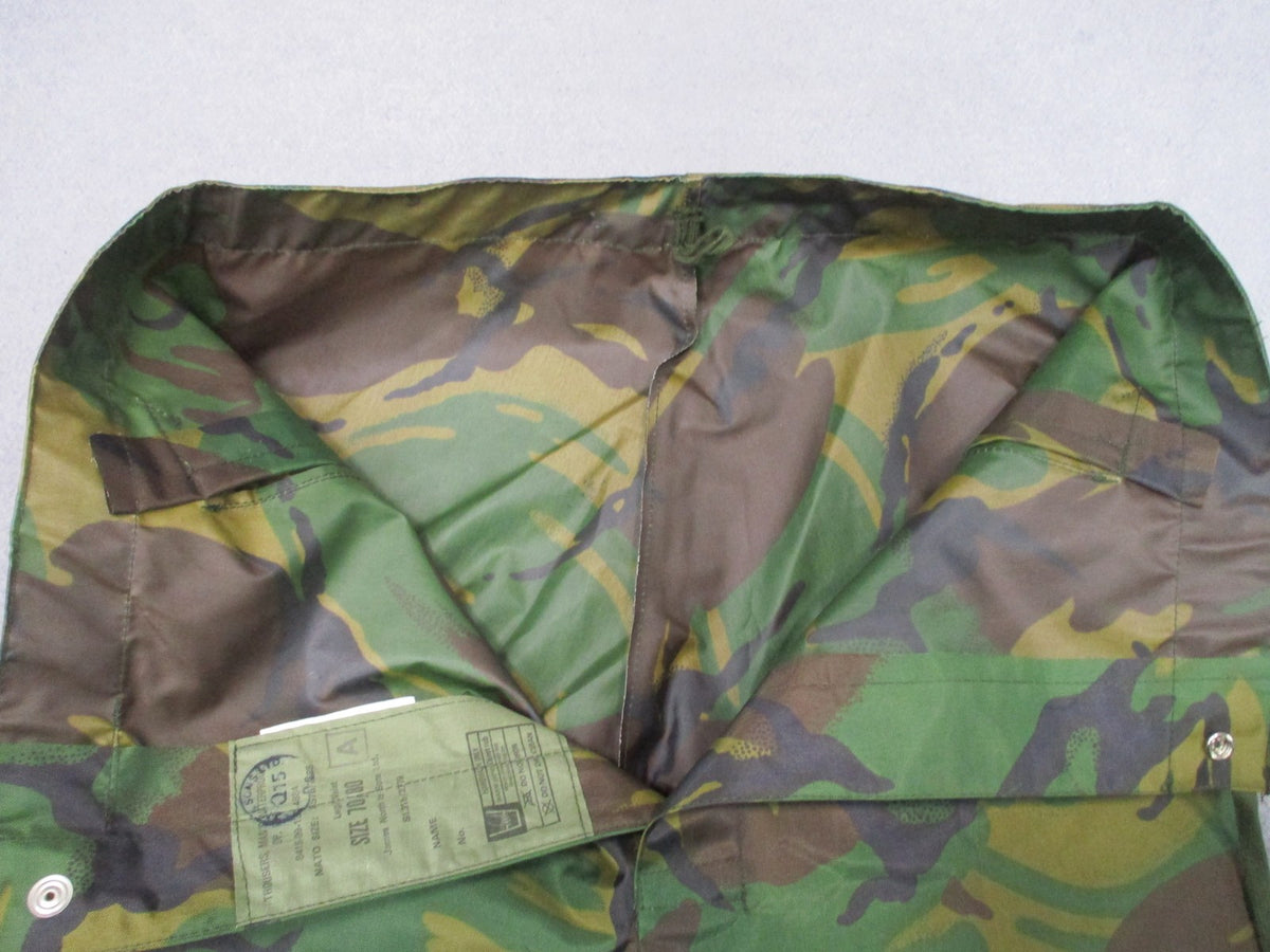 British Army DPM Waterproof Over Trousers Small 30-32W 28L NATO 70/80