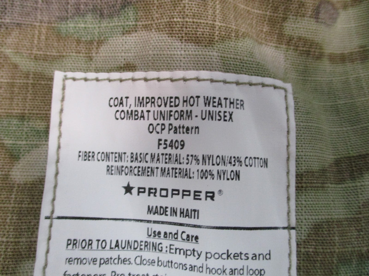 New Propper IHWCU Combat Coat OCP Camo Size XL-Regular NSN 8415-01-670-8187