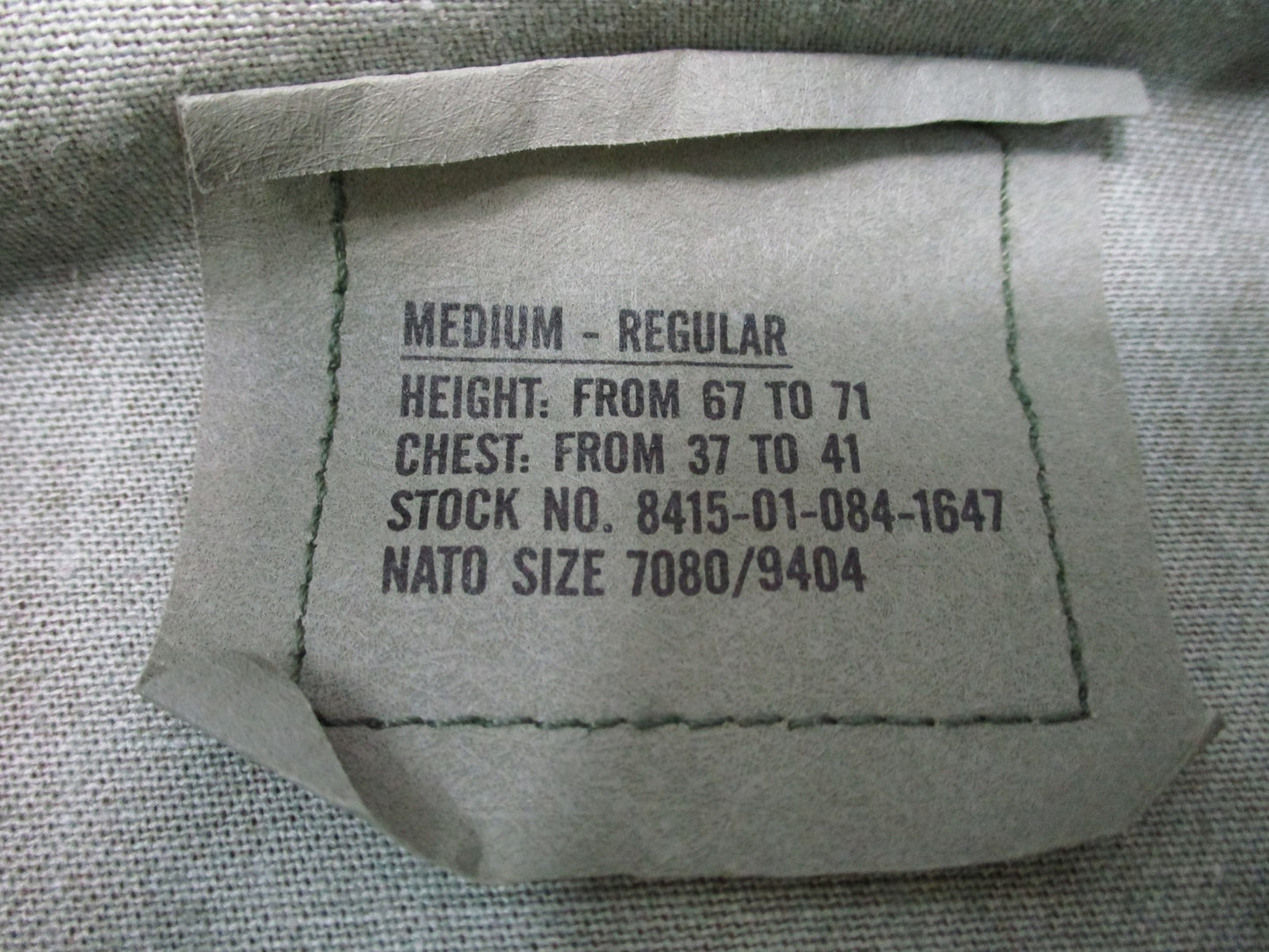 US Military Woodland Camouflage BDU Coat Jacket Medium Regular 50/50 Twill