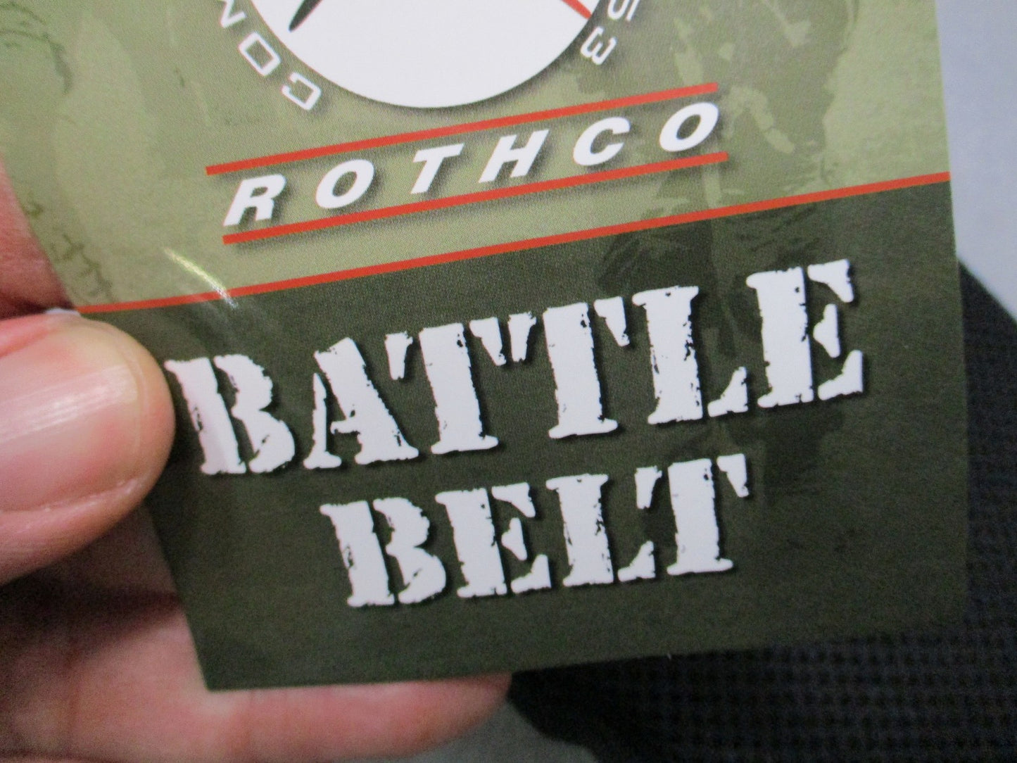 New Rothco Tactical Battle Belt M.O.L.L.E. Padded Mesh Black Size Large 10679