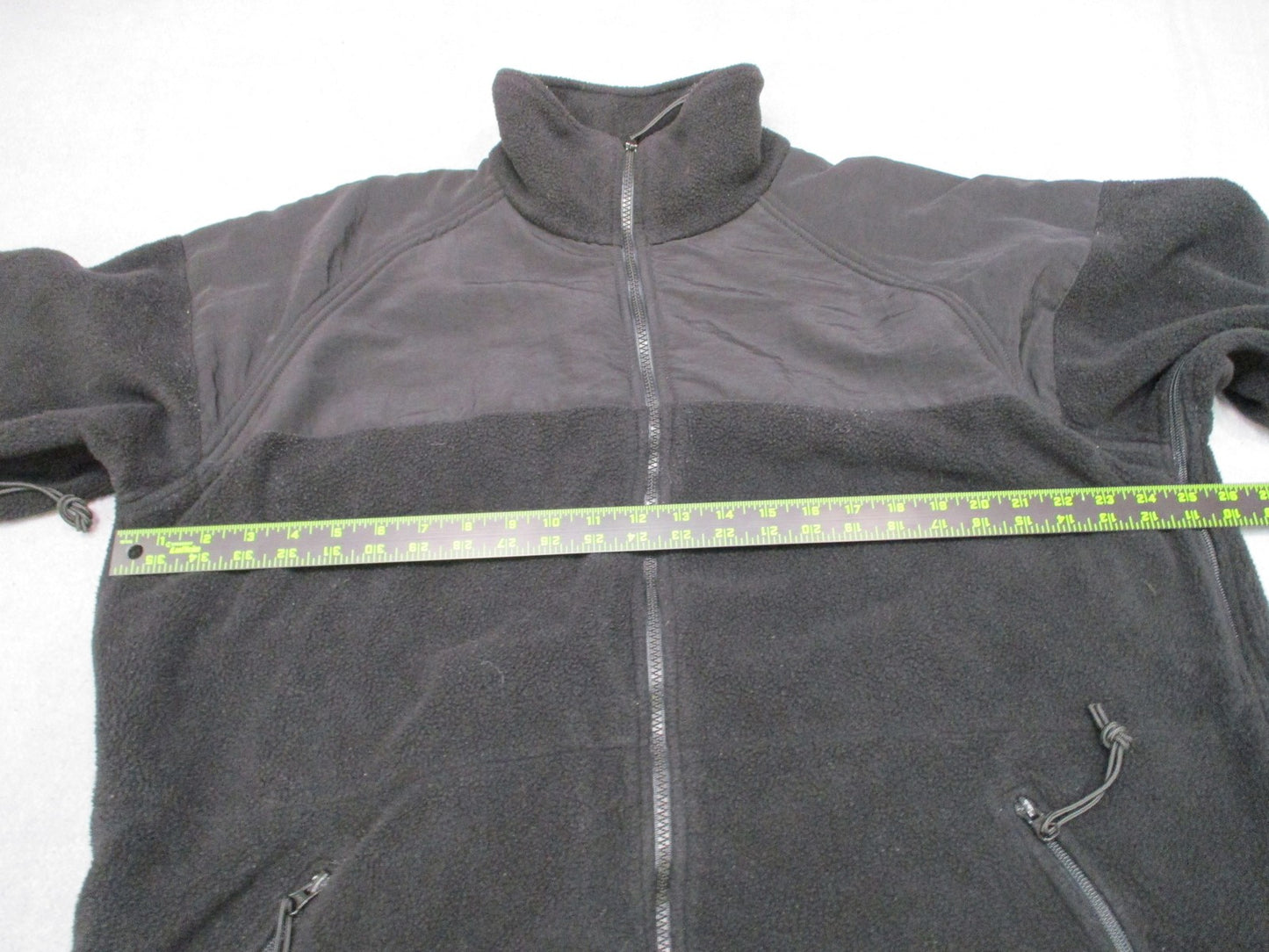 USGI ECWCS Gen II Level 3 Black Polartec 300 Fleece Jacket Size Large Used