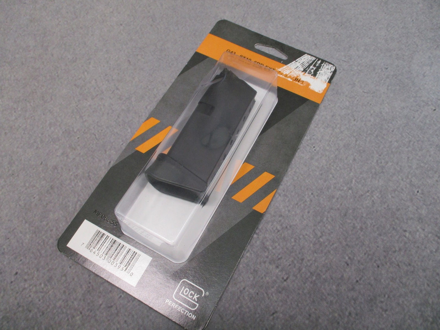New Genuine Glock 43 9mm 6-Round Extended Factory Magazine G43 9x19