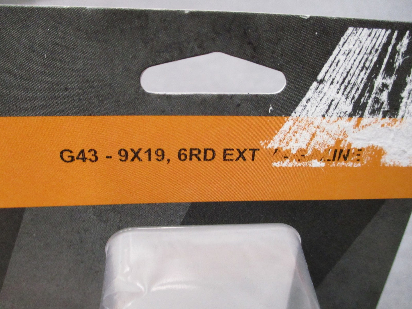New Genuine Glock 43 9mm 6-Round Extended Factory Magazine G43 9x19