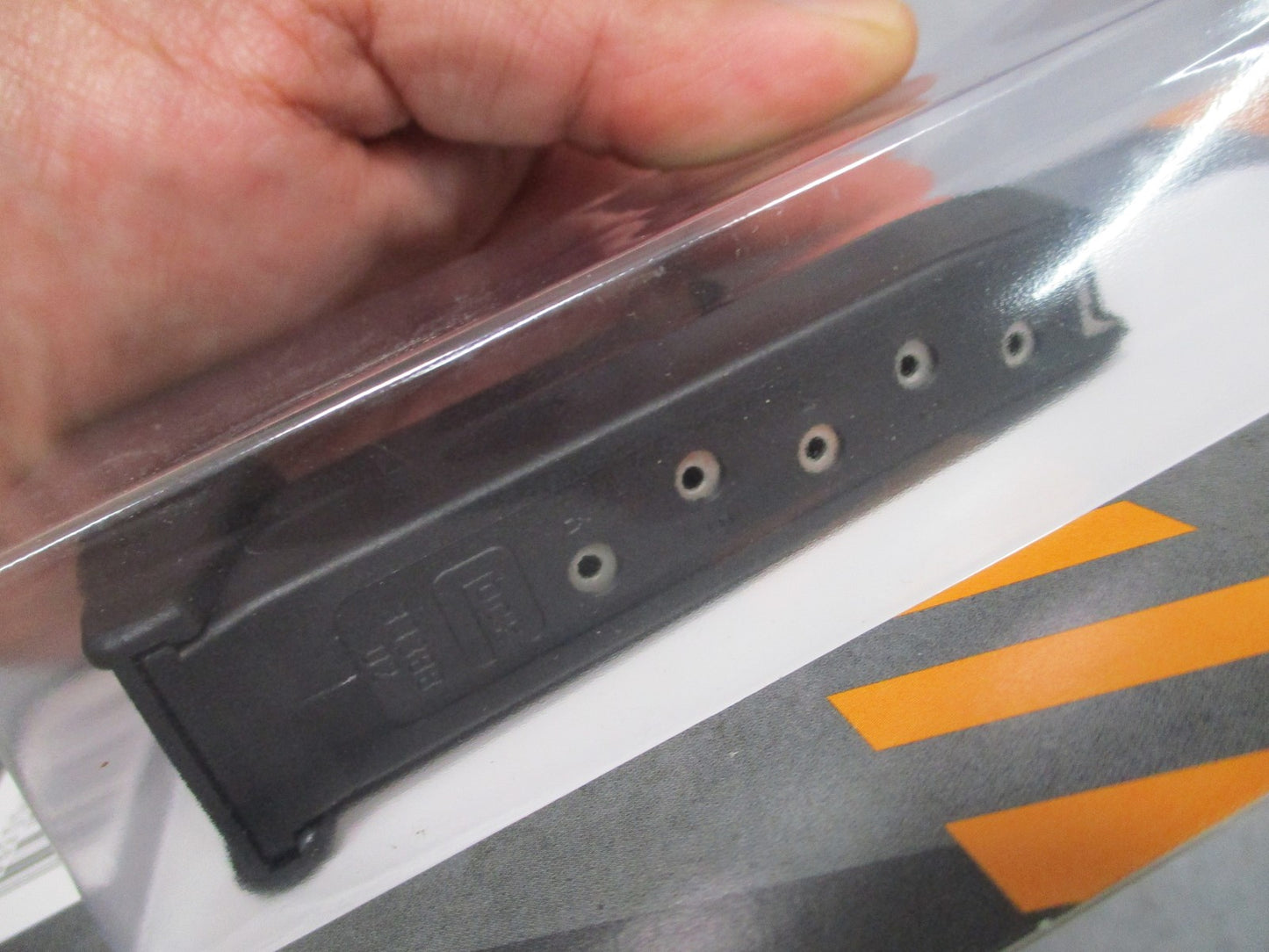 New Genuine Glock 43 9mm 6-Round Extended Factory Magazine G43 9x19