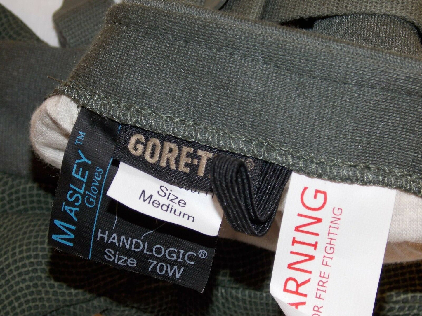 MASLEY MILITARY COLD WEATHER FLYERS GLOVES MEDIUM 70W CWF GORE-TEX NOMEX GLOVE