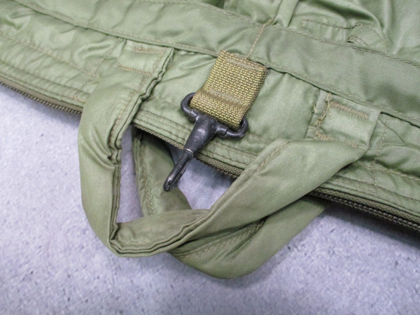 USGI Flyers Helmet Bag OD Green Nylon Vintage Military 8415-00-782-2989
