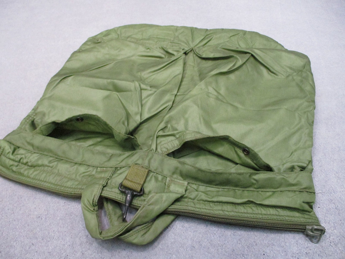 USGI Flyers Helmet Bag OD Green Nylon Vintage Military 8415-00-782-2989