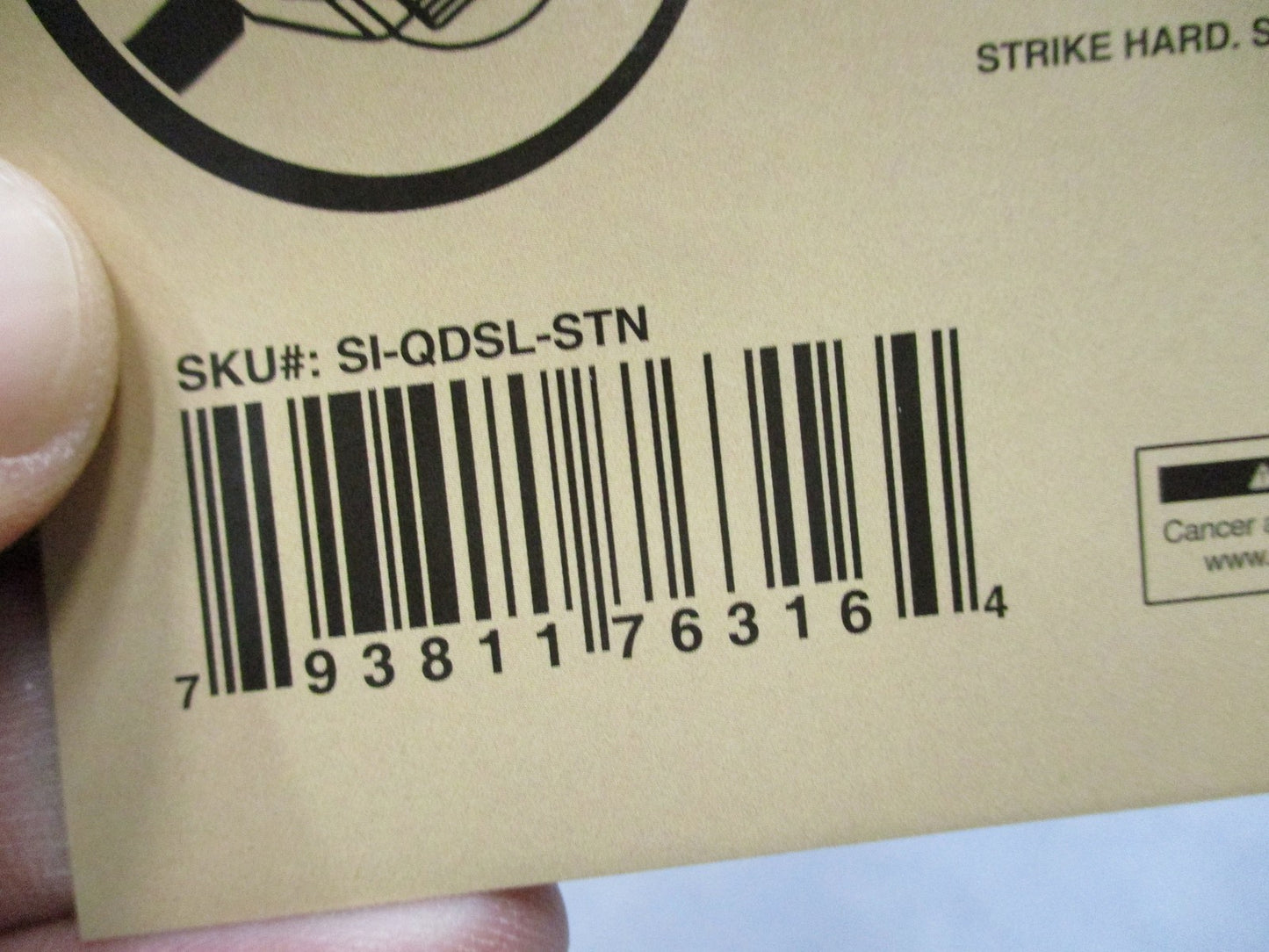 Strike Industries QD Sling Loop Standard Quick Detach Swivel Black SI-QDSL-STN
