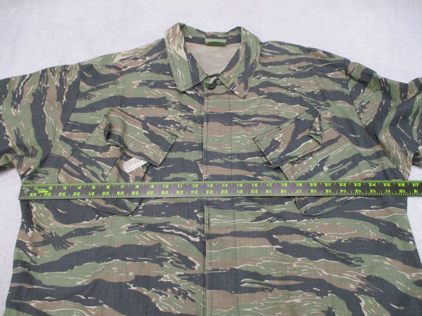 New Rothco Tiger Stripe Camo BDU Shirt Men's XL Regular 100% Cotton Rip-Stop