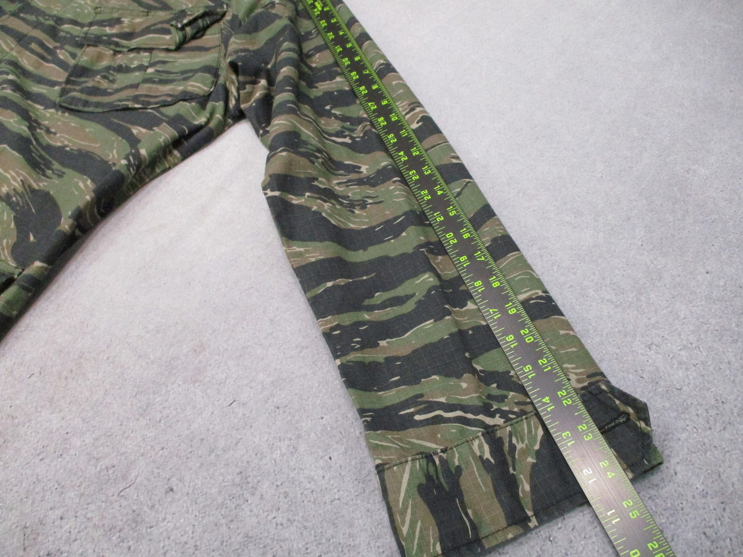 New Rothco Tiger Stripe Camo BDU Shirt Men's XL Regular 100% Cotton Rip-Stop