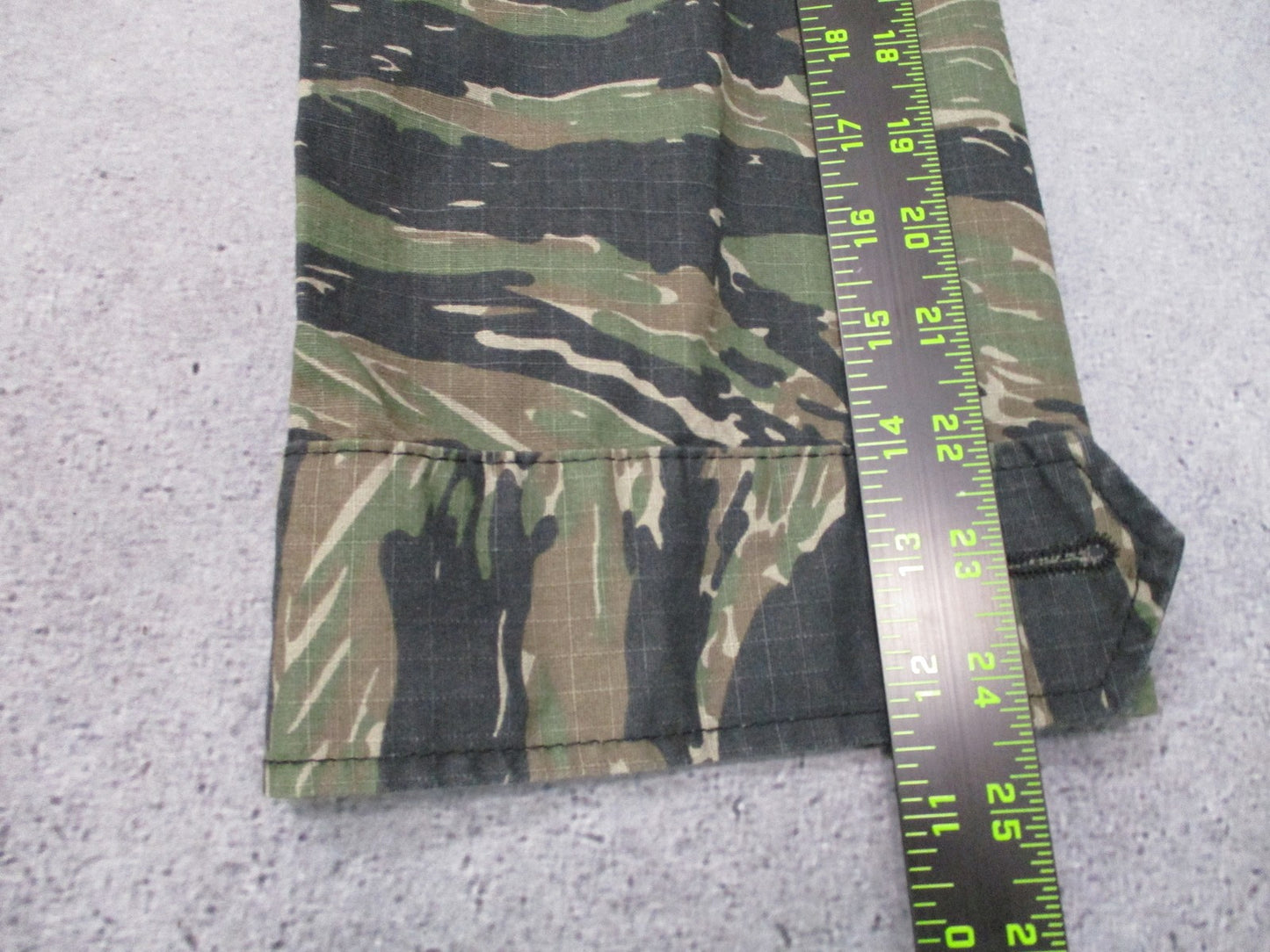 New Rothco Tiger Stripe Camo BDU Shirt Men's XL Regular 100% Cotton Rip-Stop