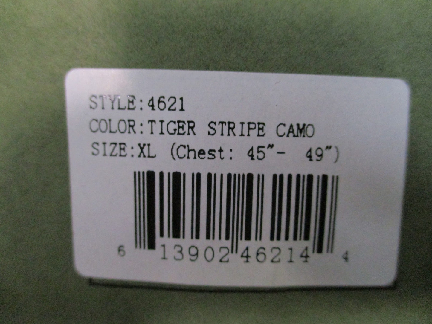 New Rothco Tiger Stripe Camo BDU Shirt Men's XL Regular 100% Cotton Rip-Stop